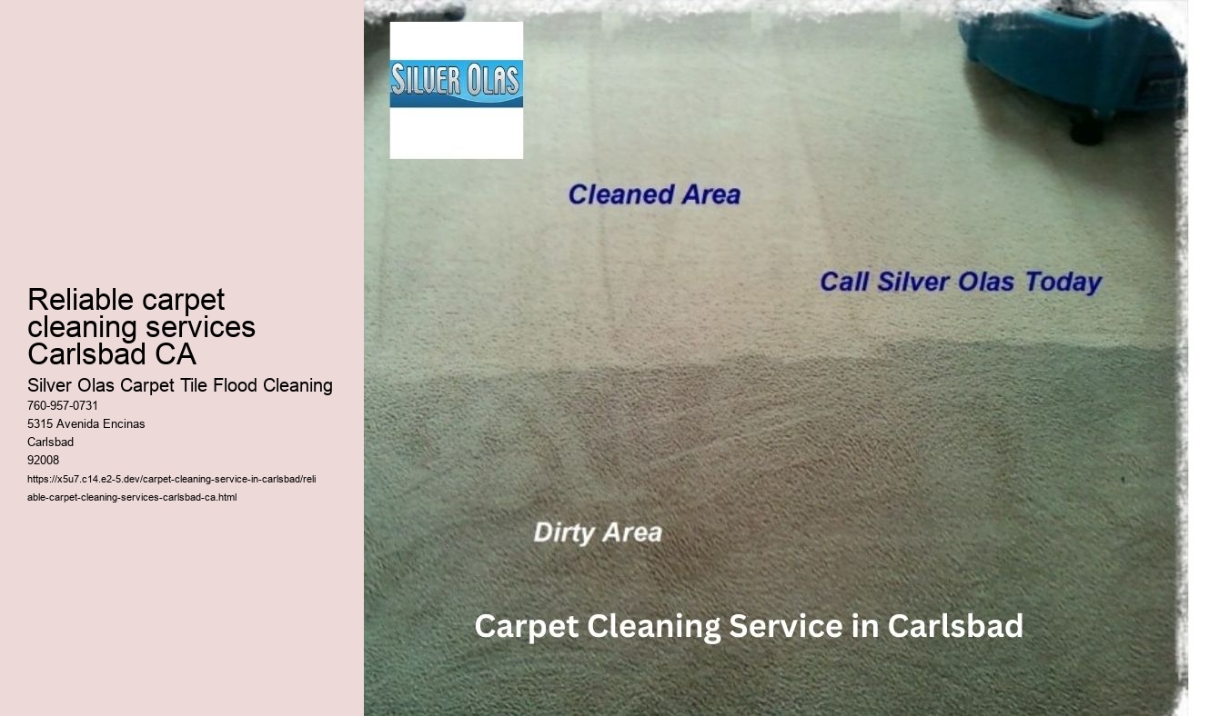 Reliable carpet cleaning services Carlsbad CA