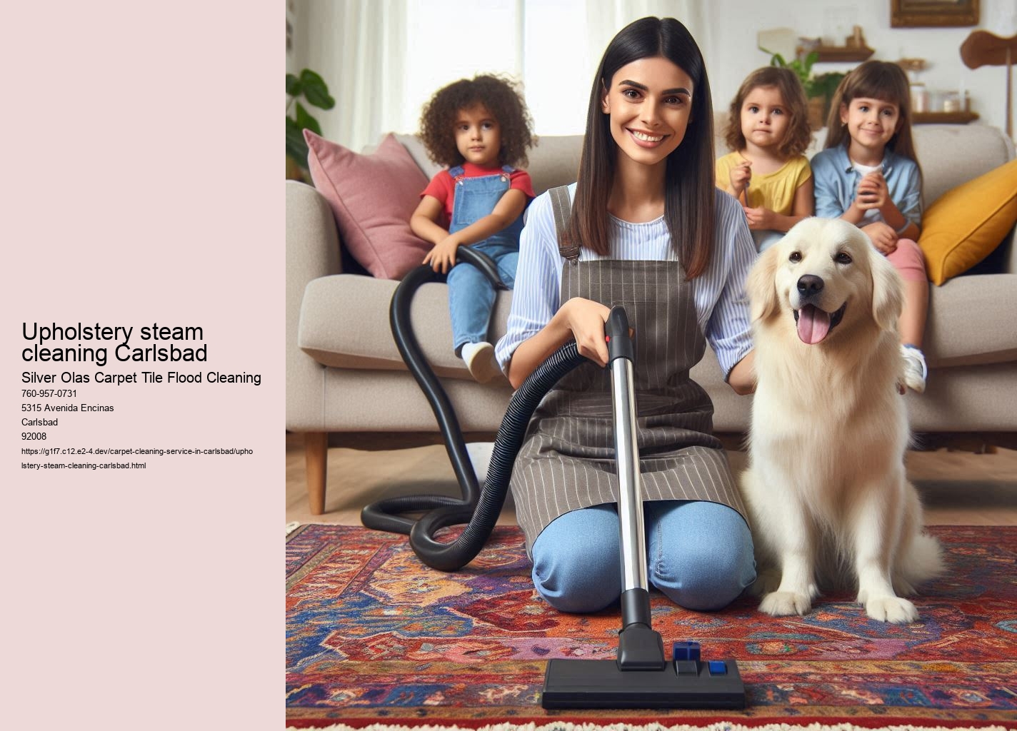 Upholstery steam cleaning Carlsbad